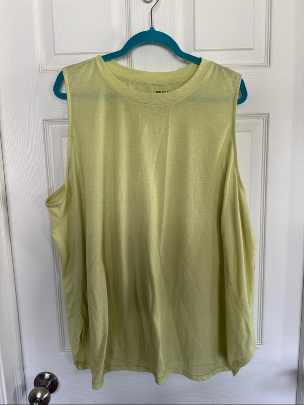 tek gear Lime Green Sleeveless Tank Top